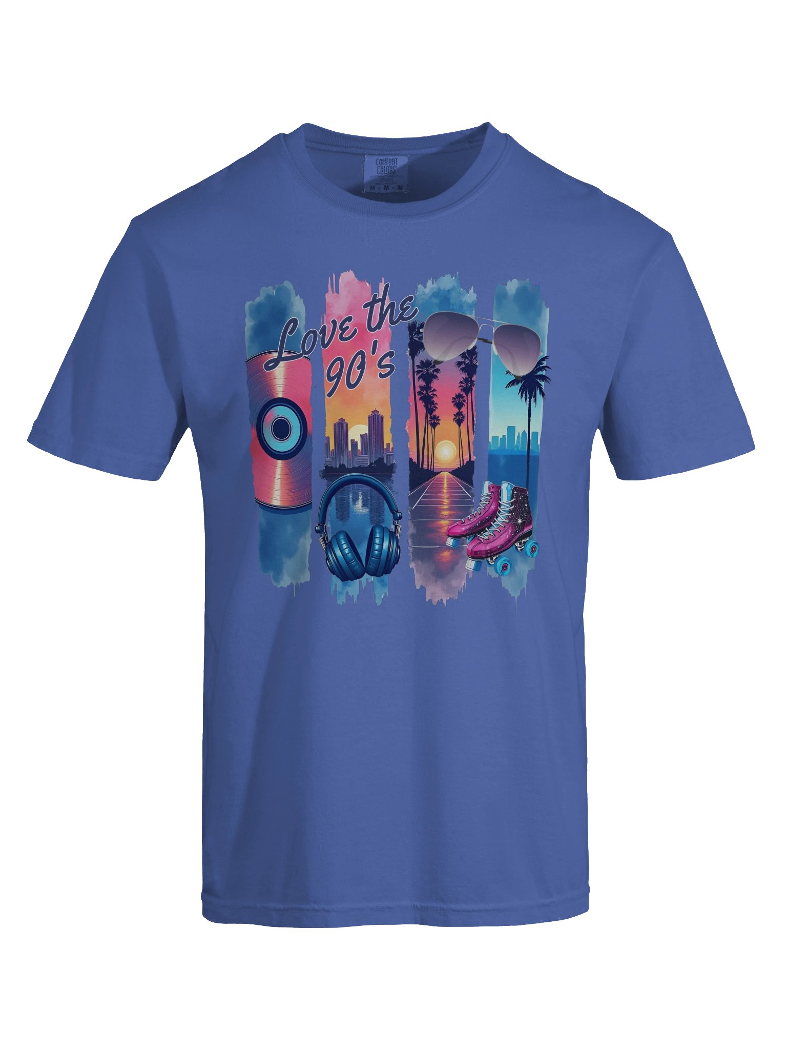 Love the 90s Retro Paint Stroke Comfort Colors Tee product image (5)