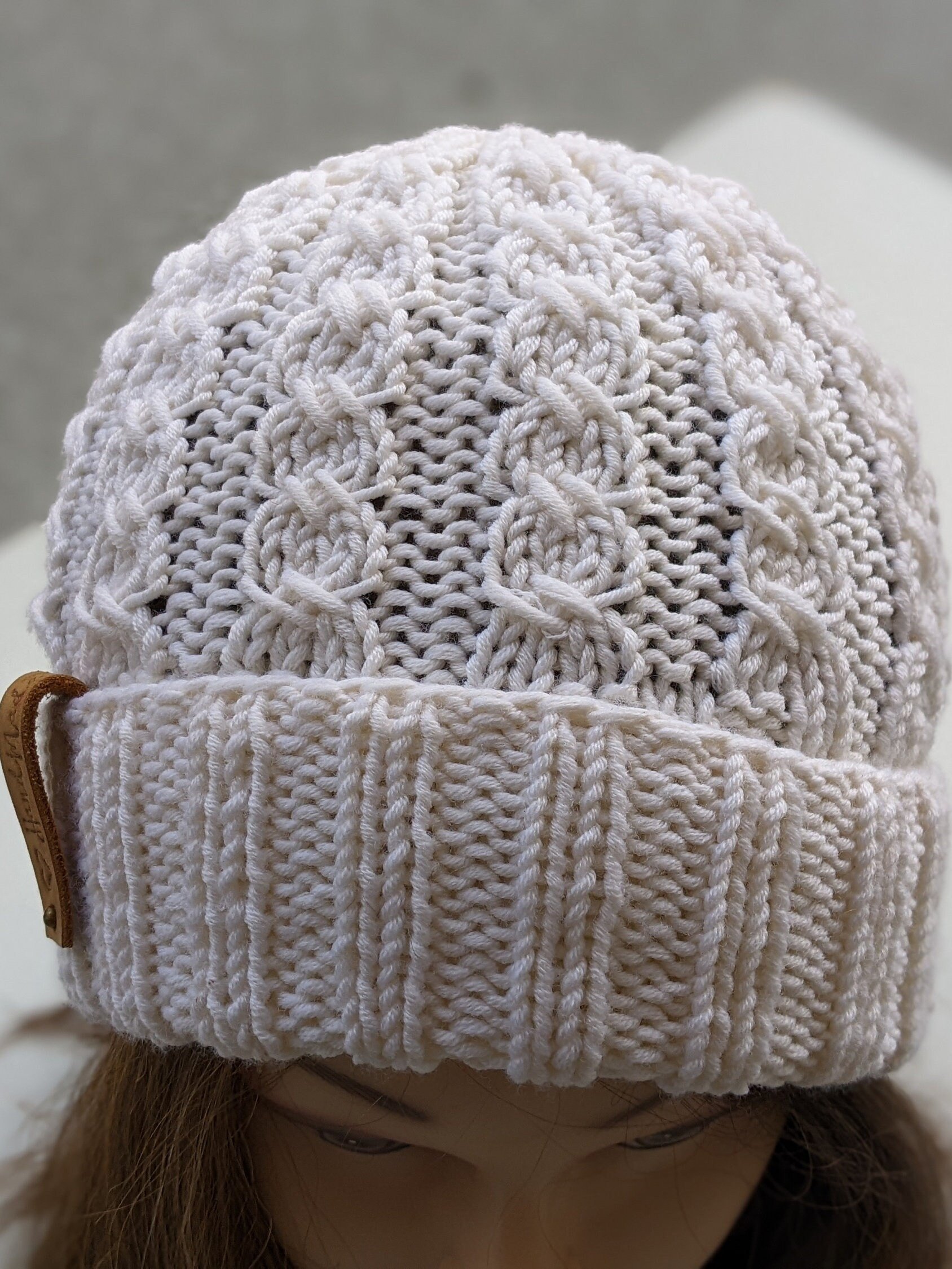 Knit Lunar Cable Hat Pattern product image (7)