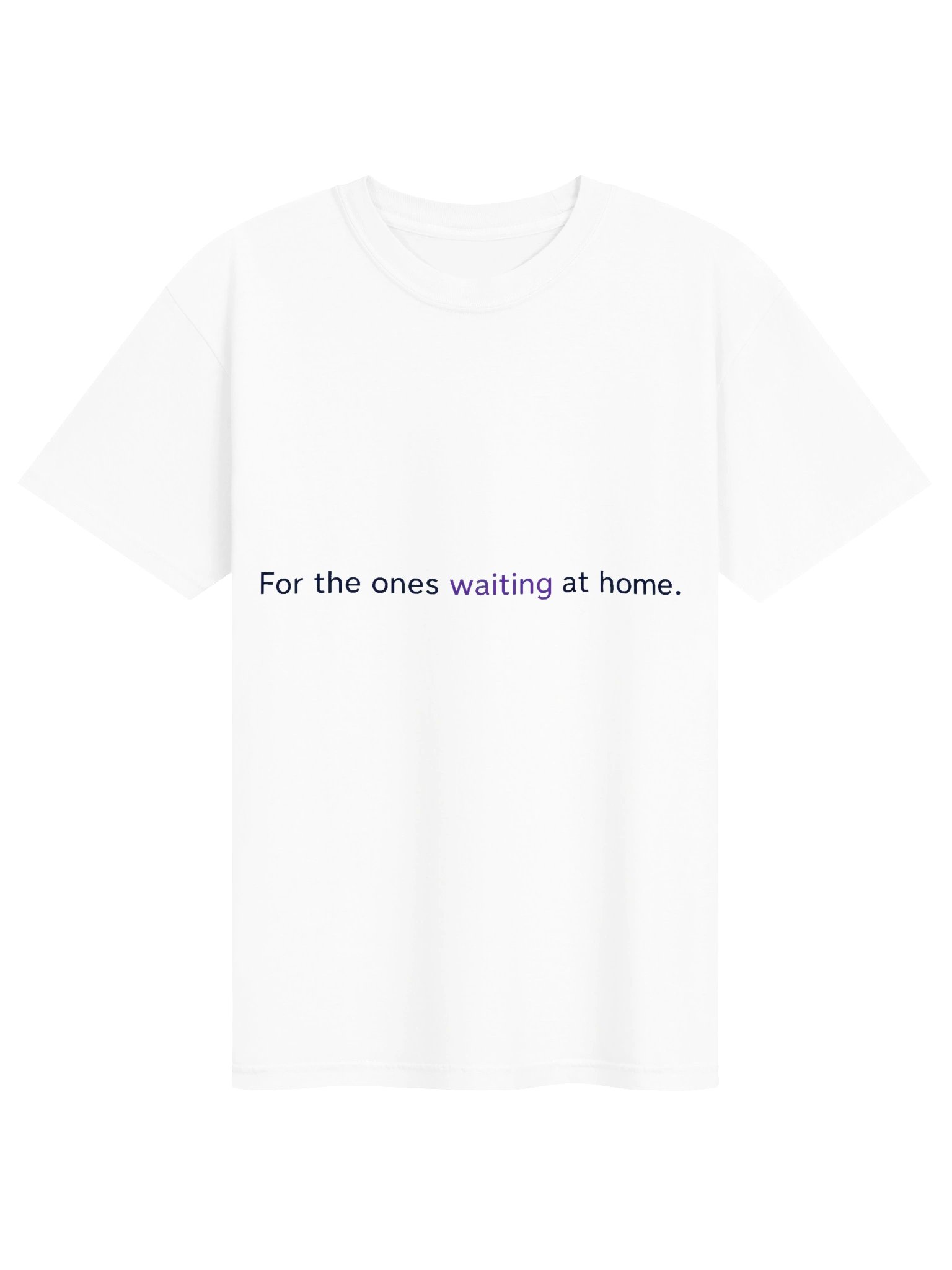 T shirt - my heart is waiting at home product image (1)