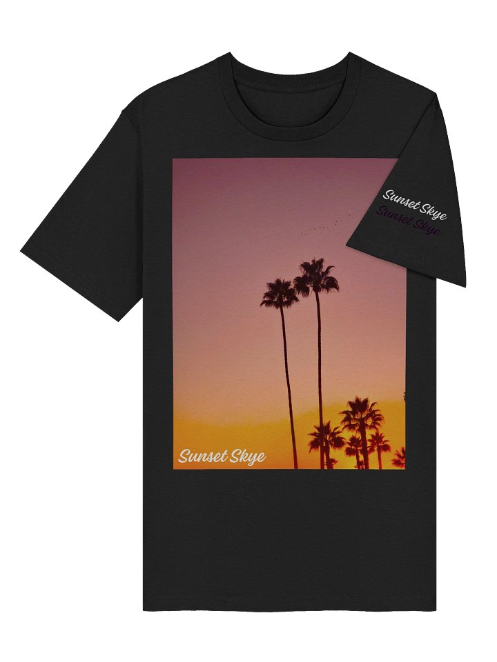 Pink Palms Front Organic Tee product image (2)