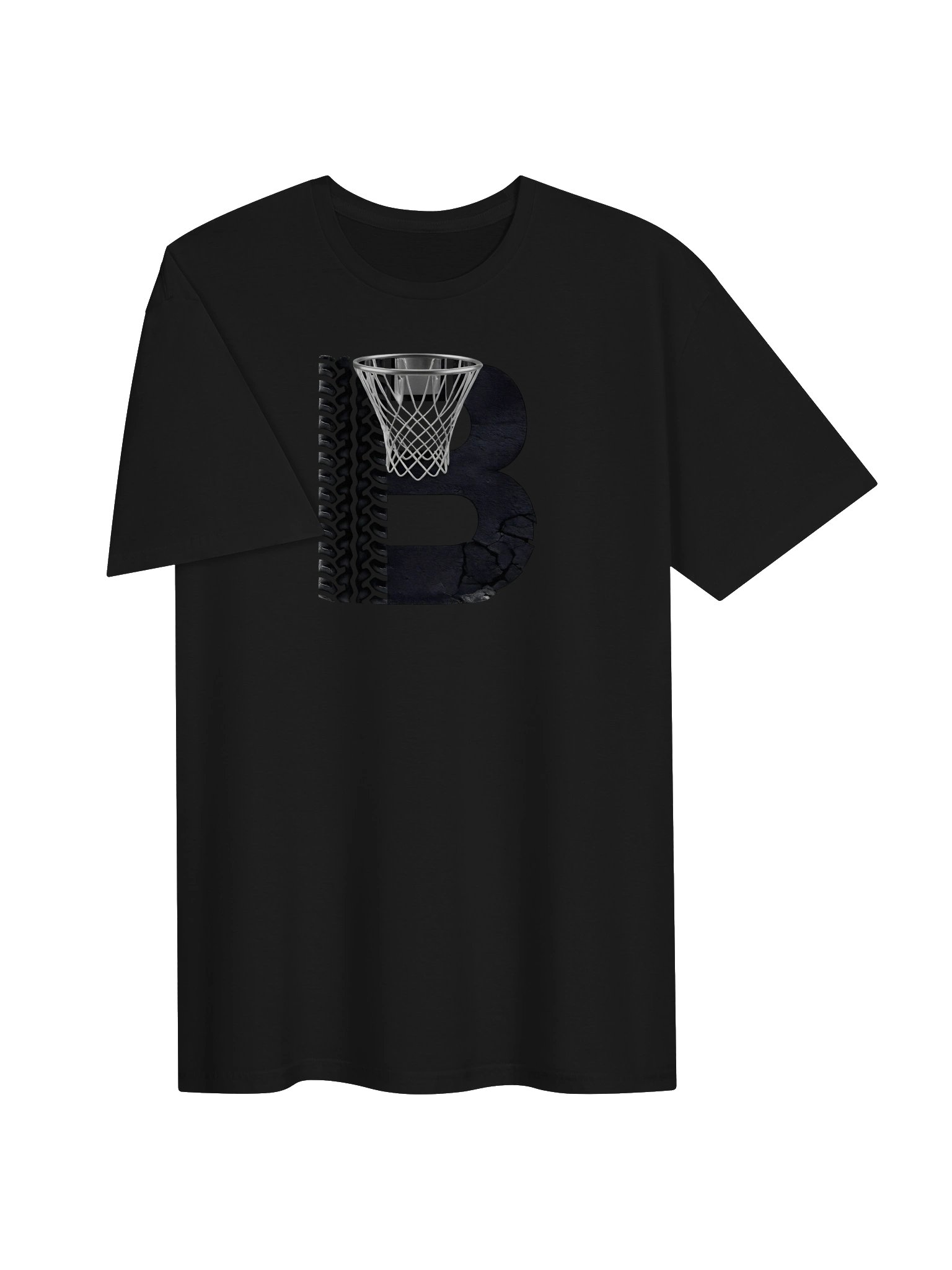 Cracked B Basketball Hoop Tee product image (3)