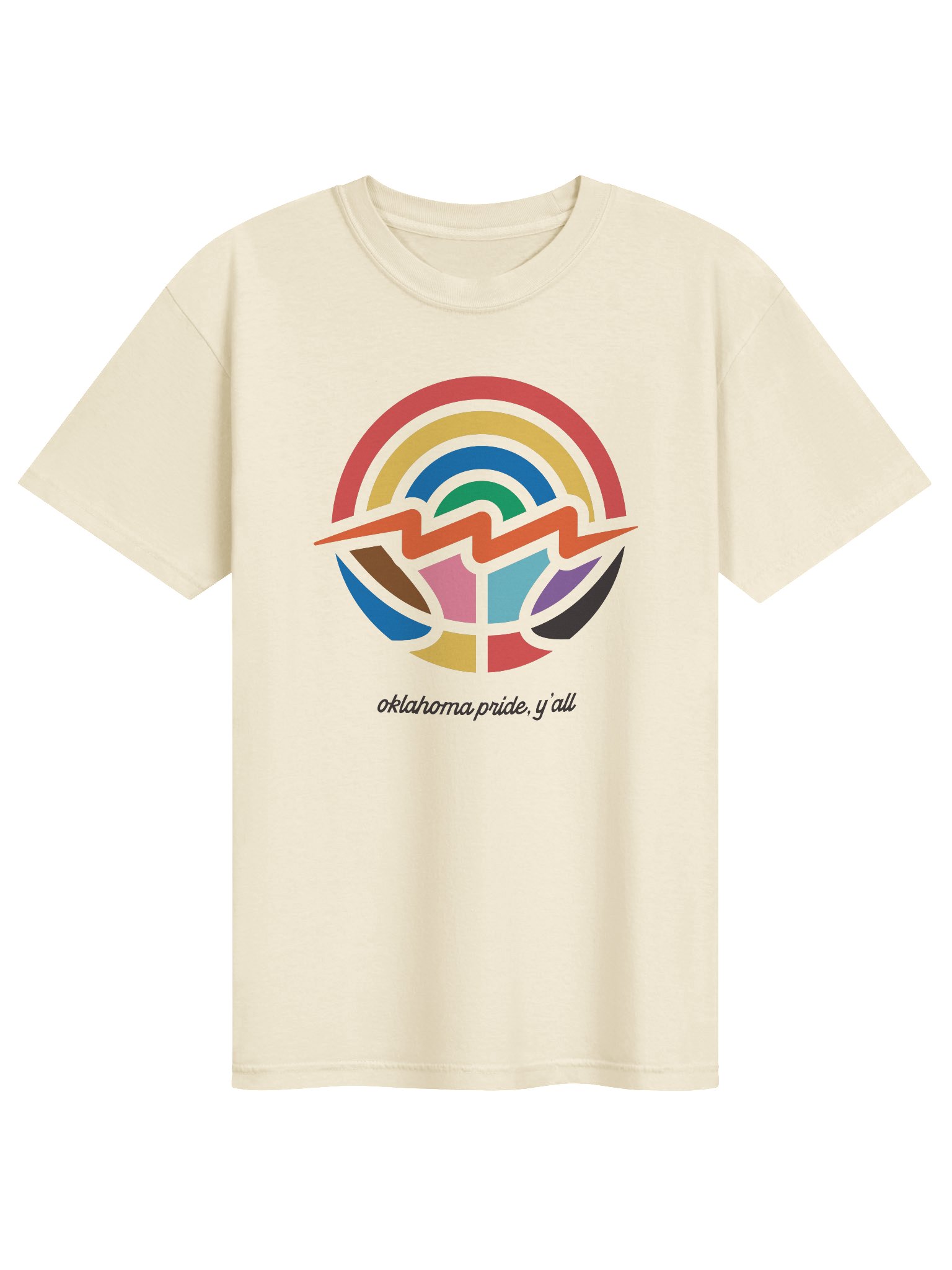 Oklahoma Love and Thunder Pride Tee product image (2)