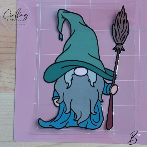 Gnome Wizard Decal | Glossy UV DTF product image (3)