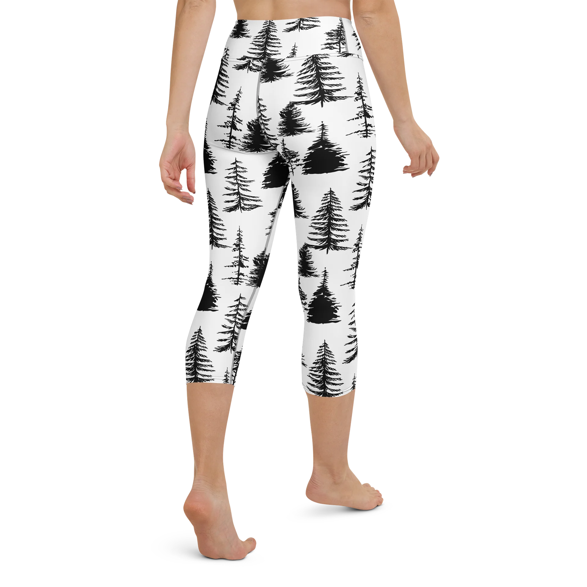 Forest Scatter All-Over Print Yoga Capri Leggings product image (3)