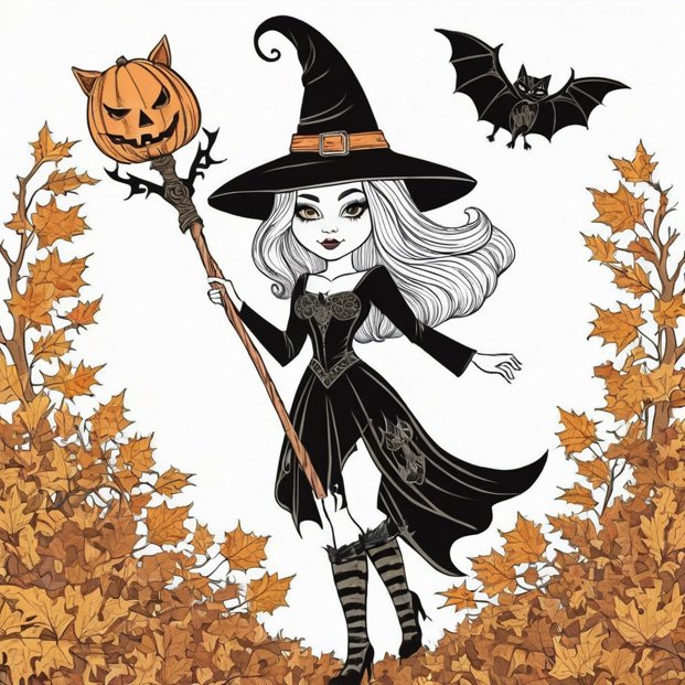 Witches - Adult Coloring Book product image (3)