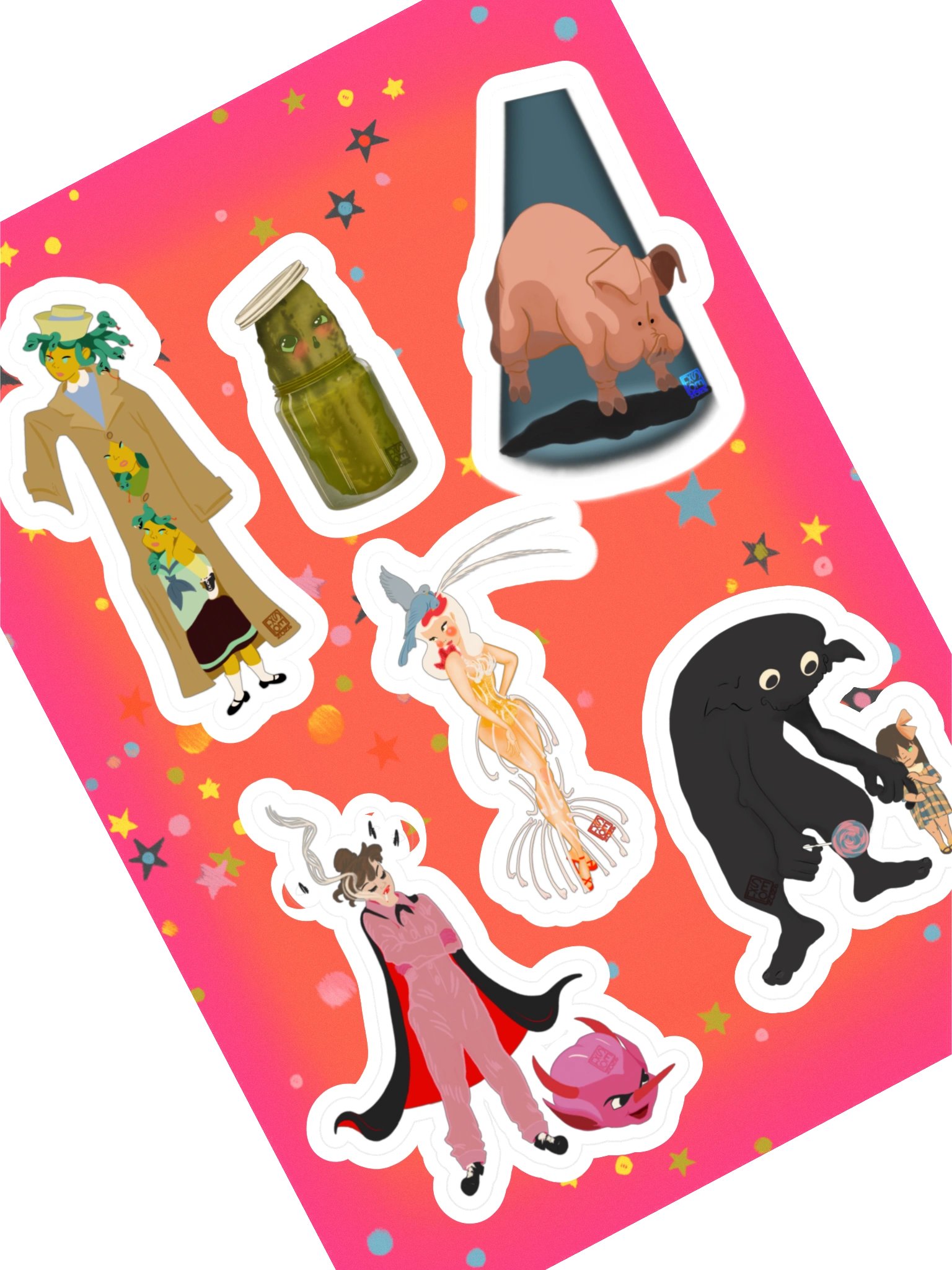Monster Mayhem 2026 Sticker Sheet 4 product image (2)