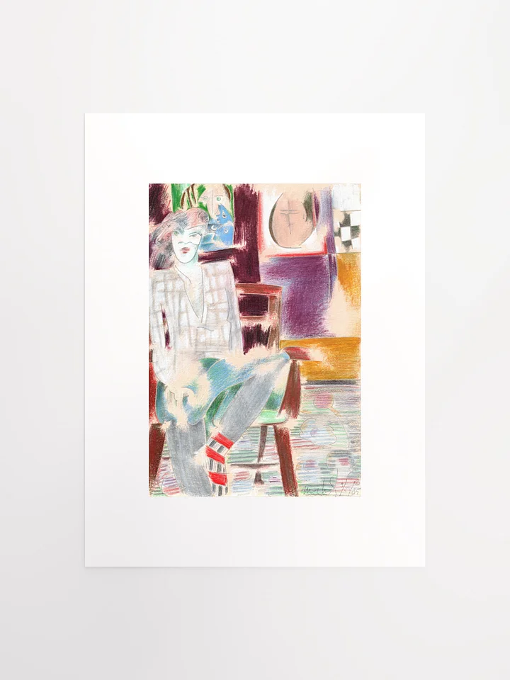 Woman in Chair 03.25.85 print product image (2)