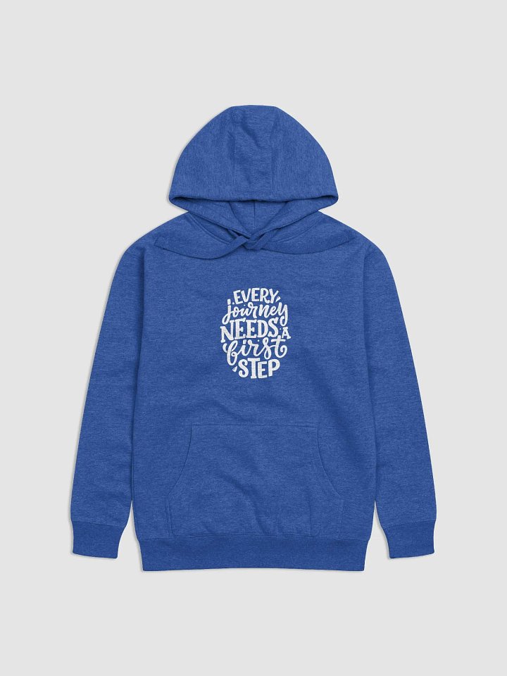 Every Journey Needs a First Step Hoodie - Blue product image (1)