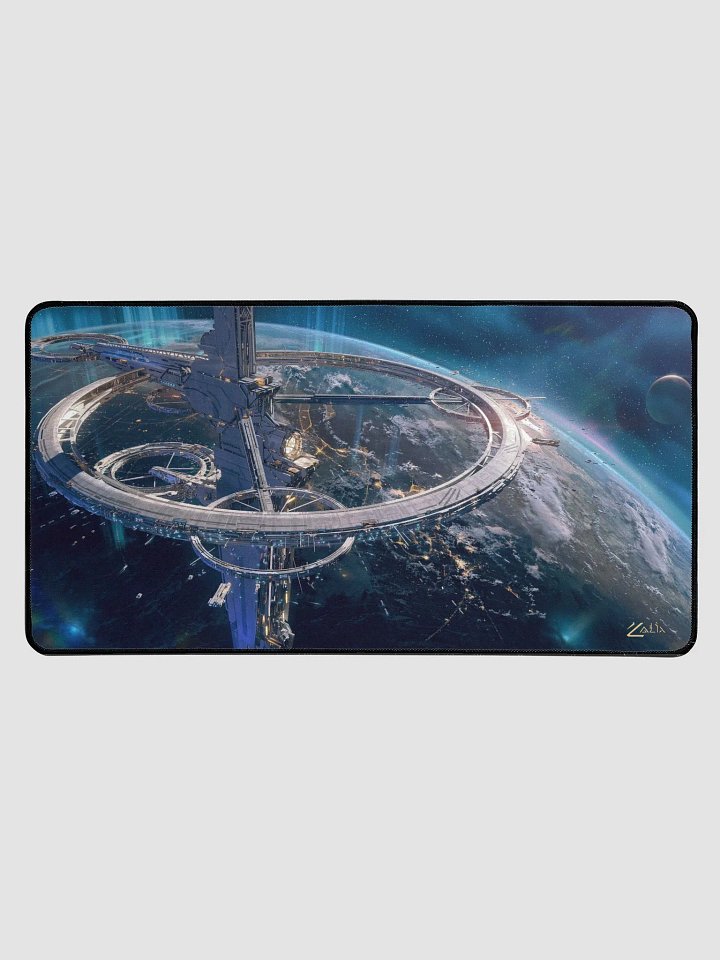 Midway Space Station Desk Mat | Extra Large product image (1)