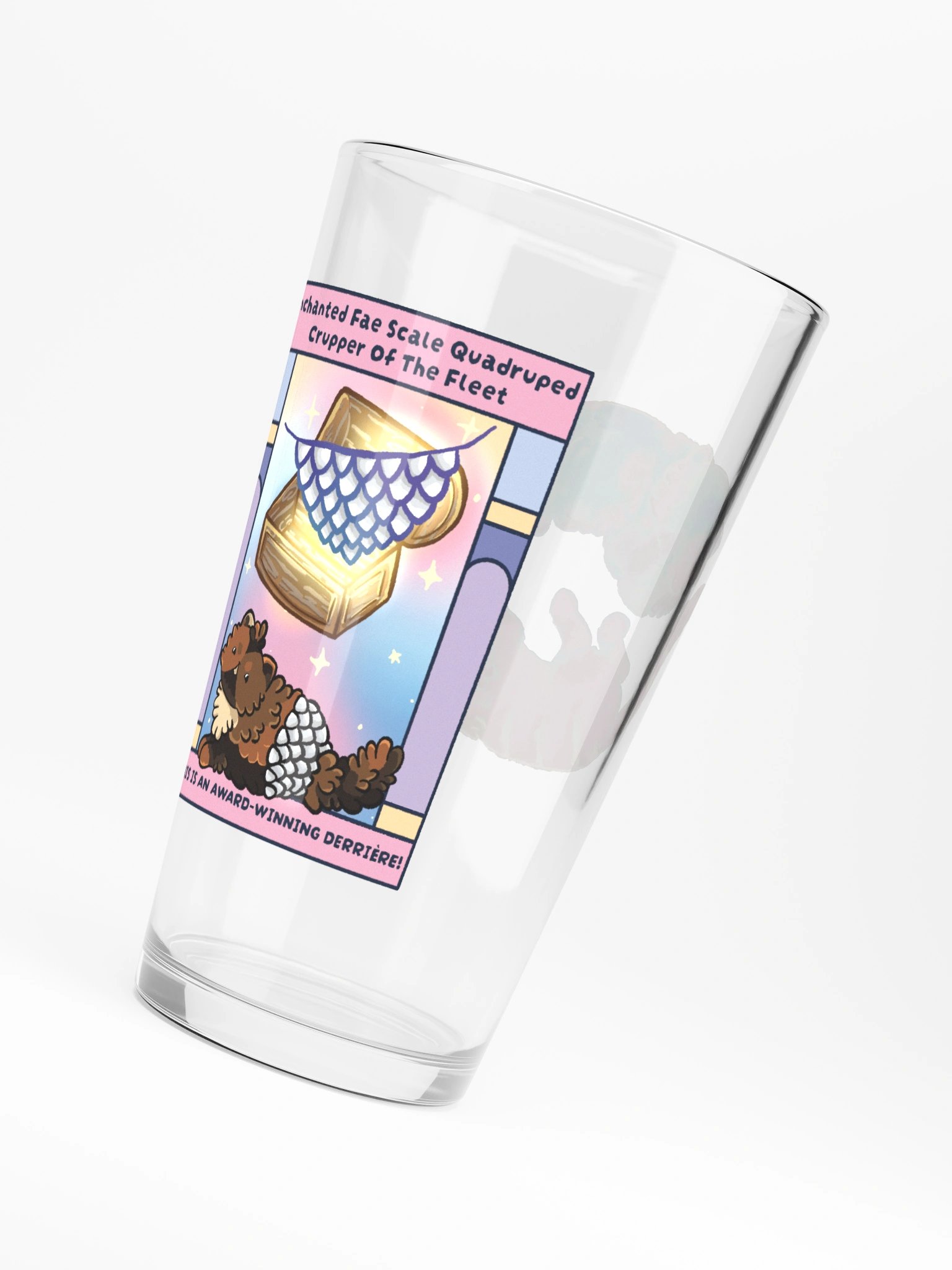 Donut's Enchanted Sunrise Crupper Pint Glass product image (3)