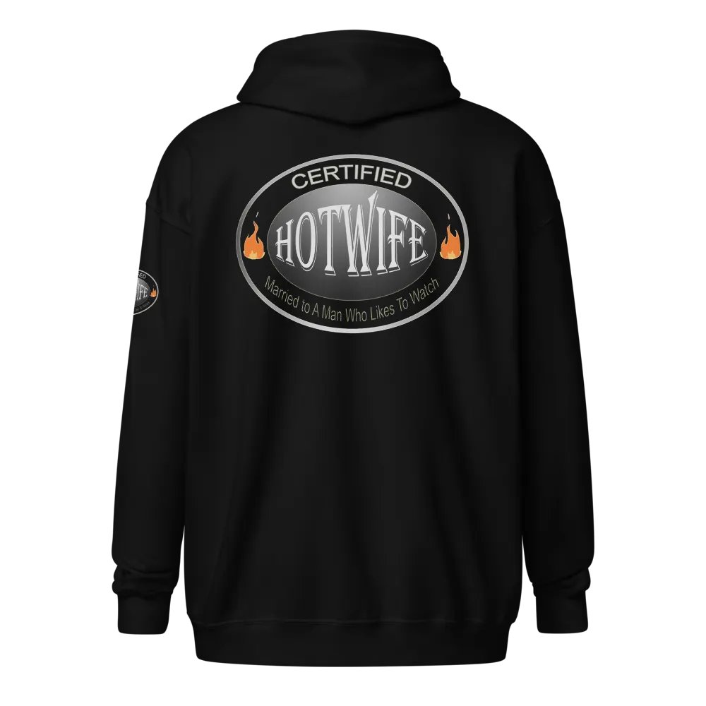 Certified hotwife zip fron hoodie product image (1)