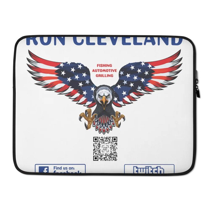 Patriotic Eagle Laptop Sleeve product image (2)