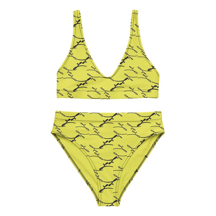Satin Daisy | High Waisted Bikini product image (2)
