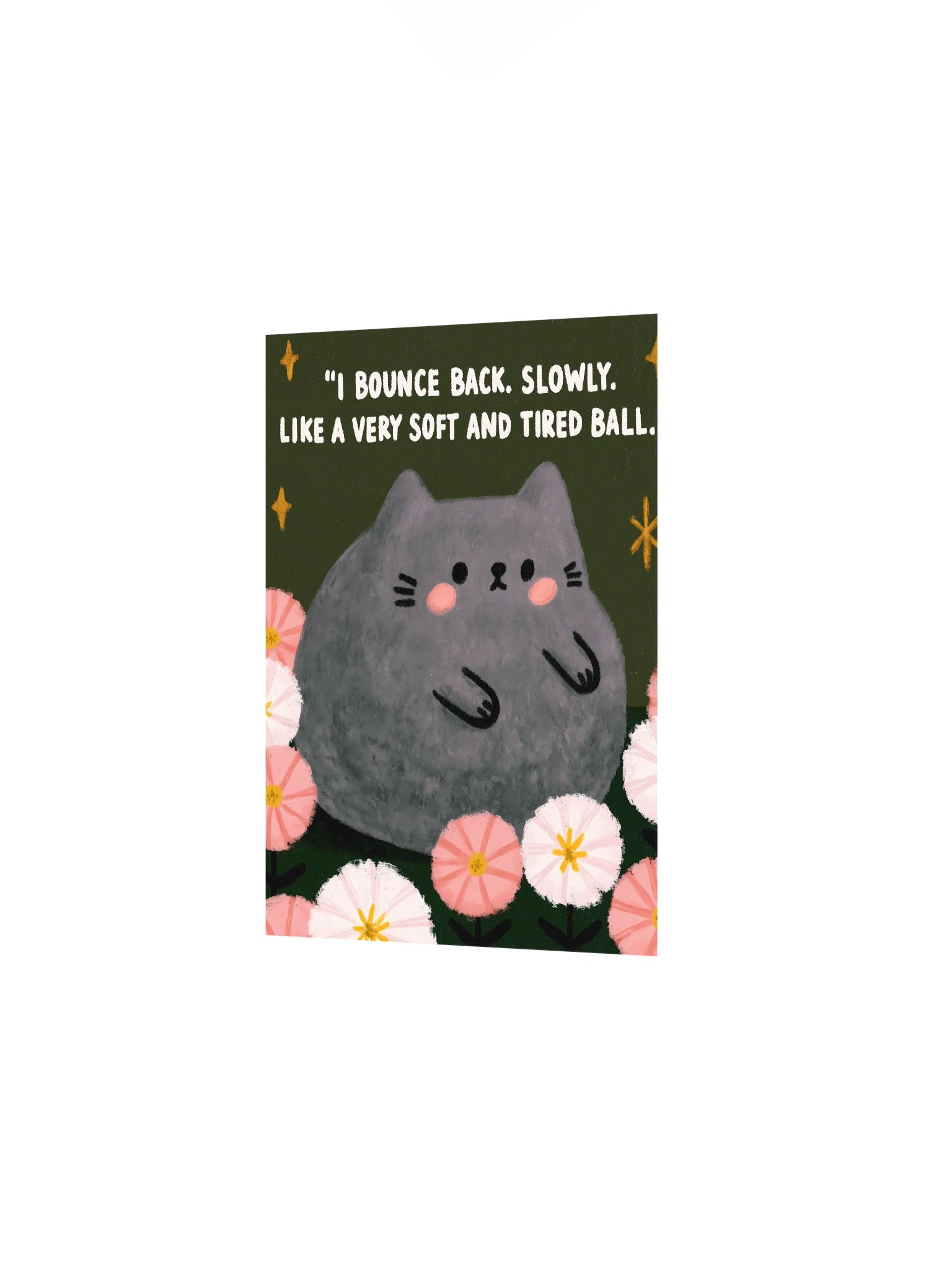 Soft Bounce Back Cat Poster product image (7)