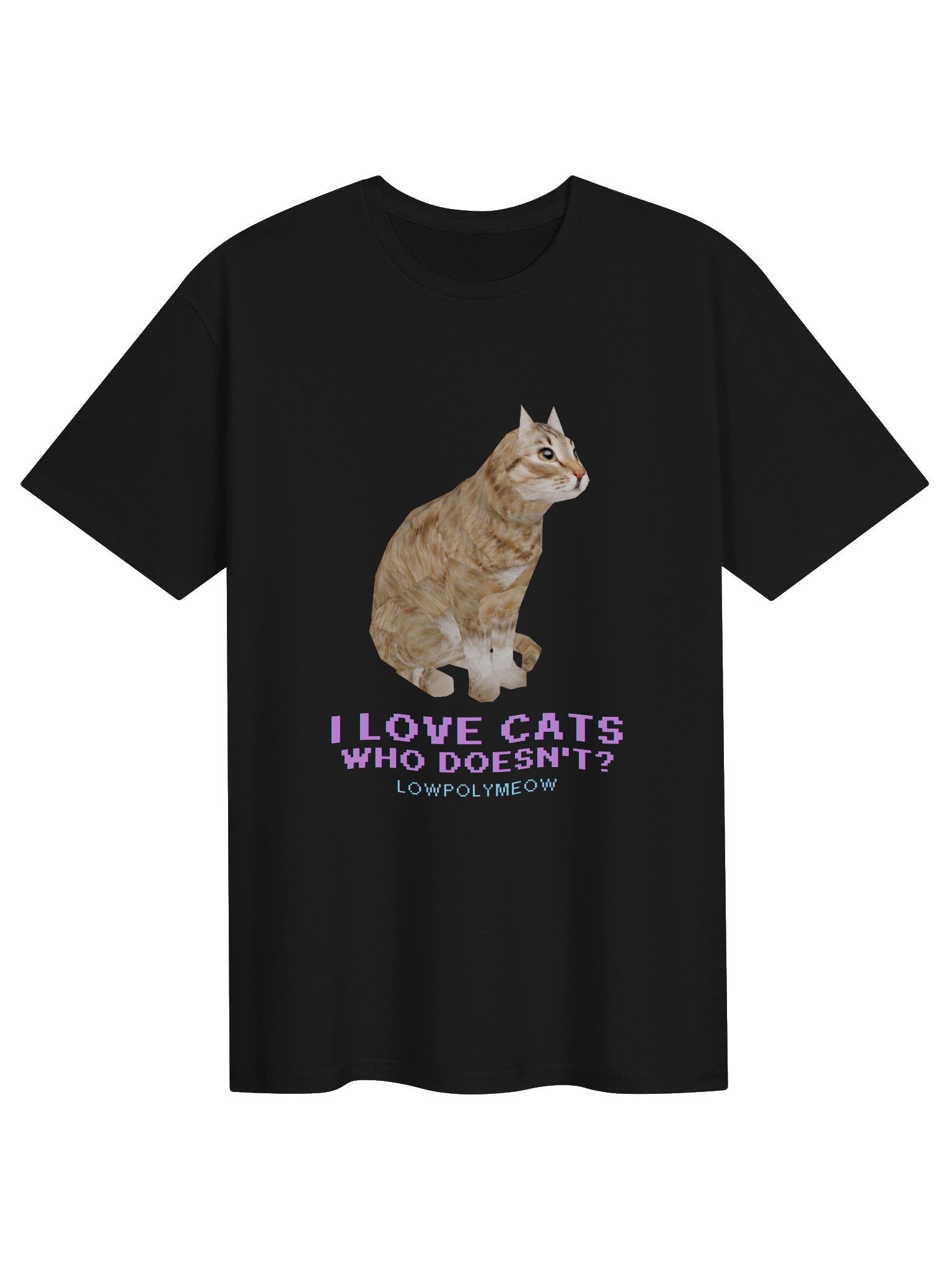 The "Low-Poly Meow" Classic Tee product image (1)