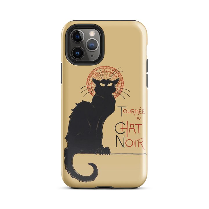 Le Chat Noir Minimal Cat iPhone® Tough Case product image (57)