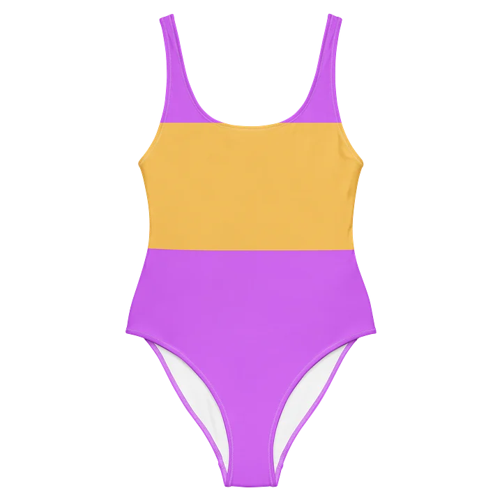 One Piece Bathing Suit "Cheerless Grape and Apathetic Lemon [GRIMMY PAUP]" product image (2)