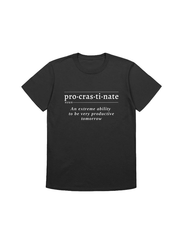 Procrastinate Def Unisex Tee v2 product image (1)