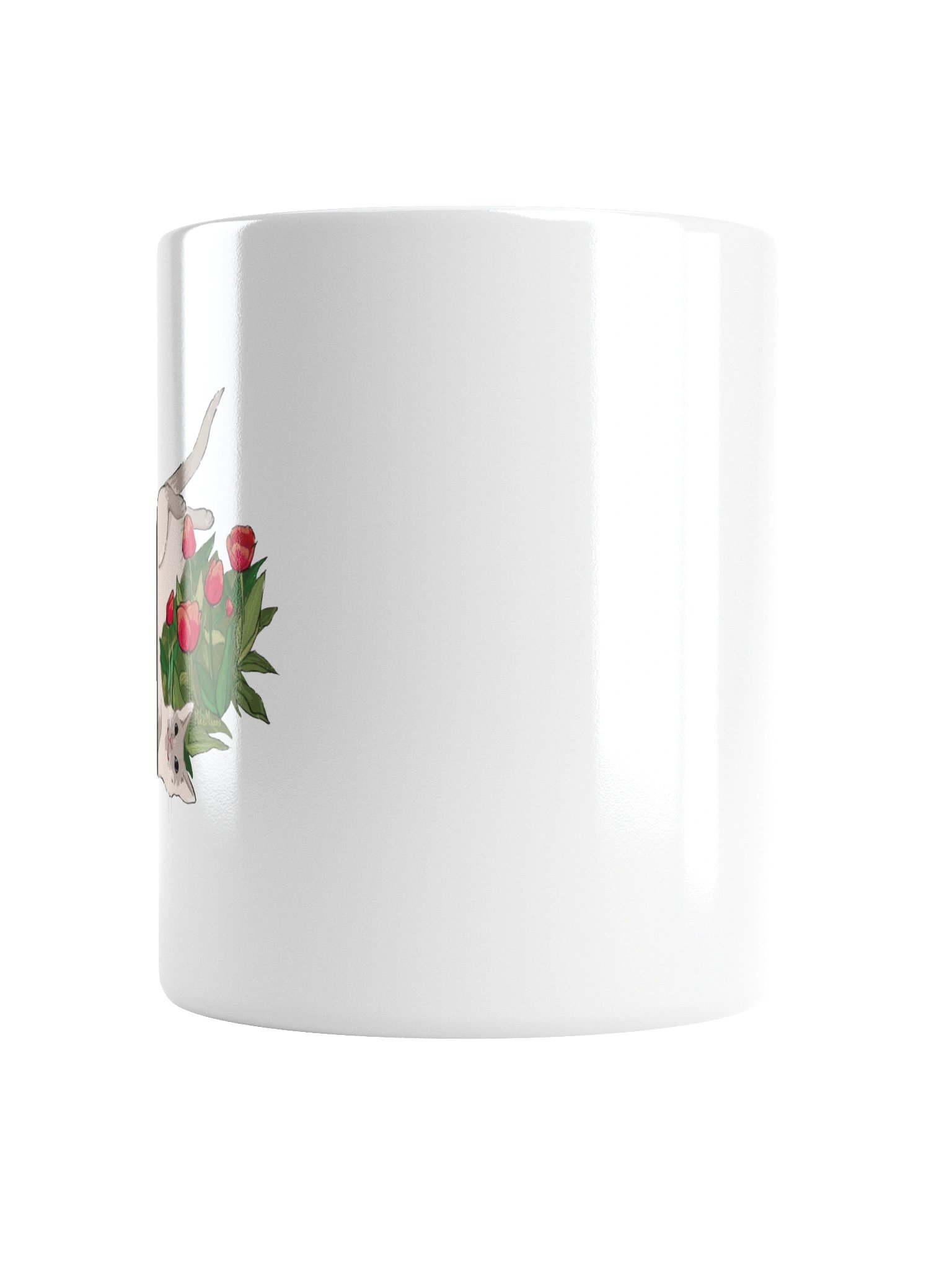 Tulip Willow Cat Mug product image (2)