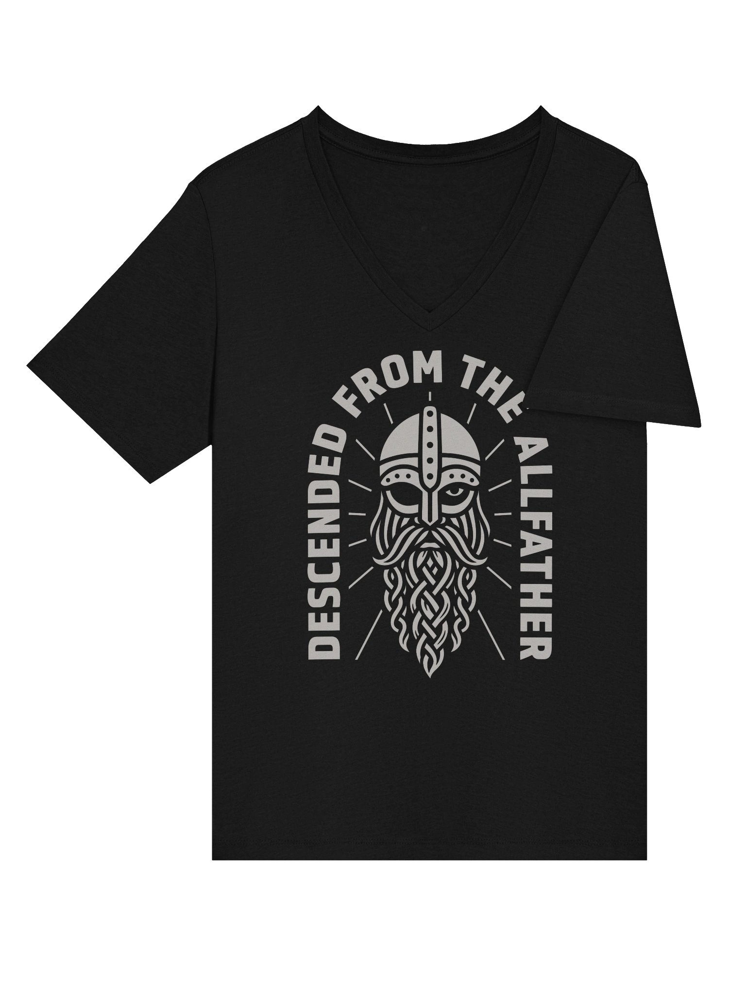 Descended from the Allfather Women's Relaxed V-Neck T-Shirt product image (3)