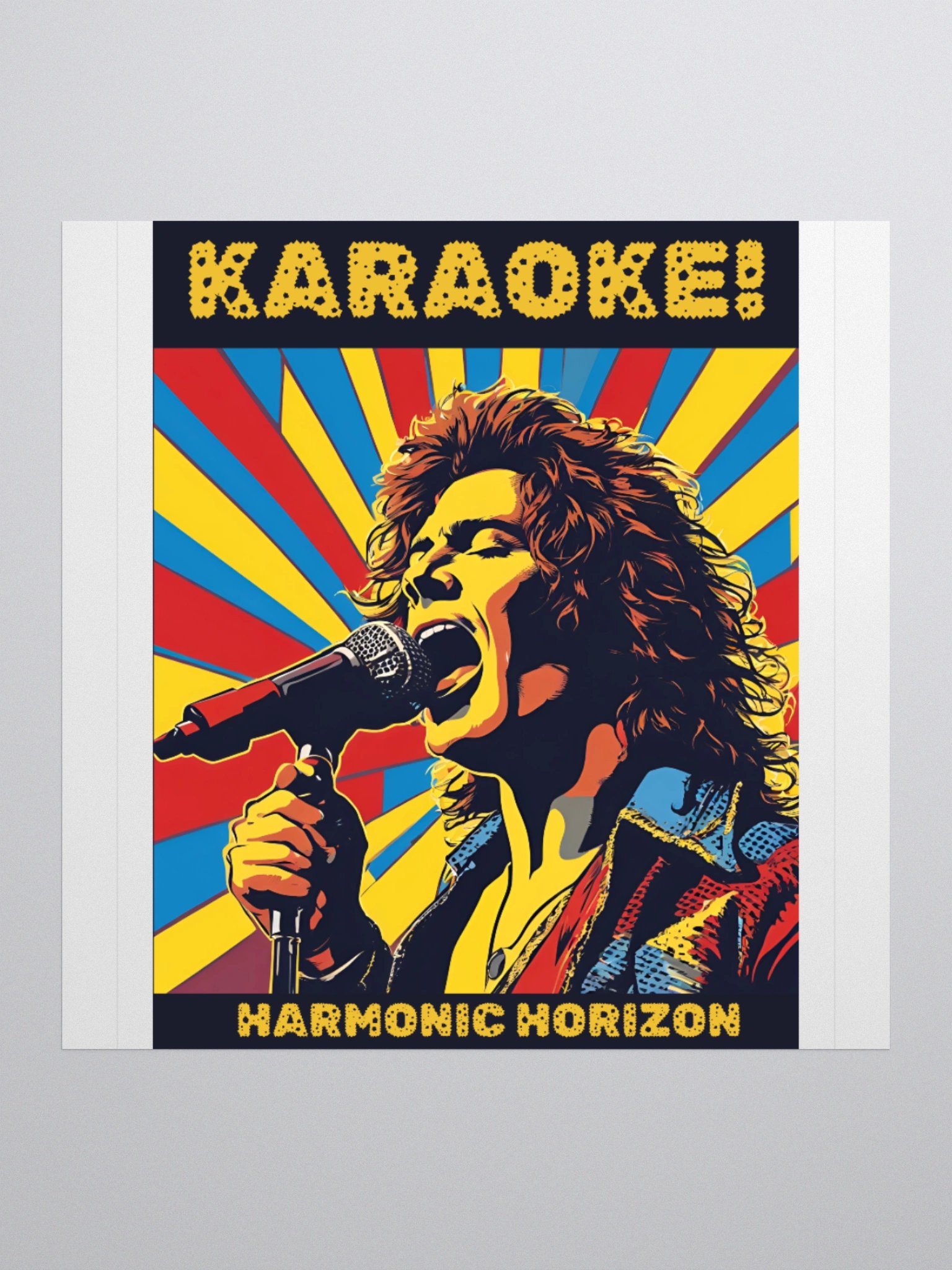 Karaoke Dude Kiss Cut Stickers product image (2)