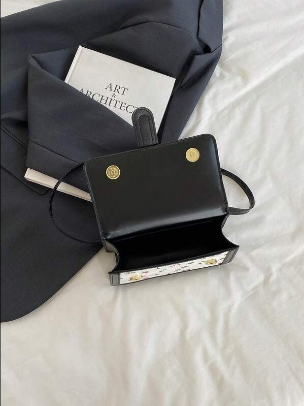 ADLEST | Vintage Cherry Print Small Square Crossbody Bag product image (2)
