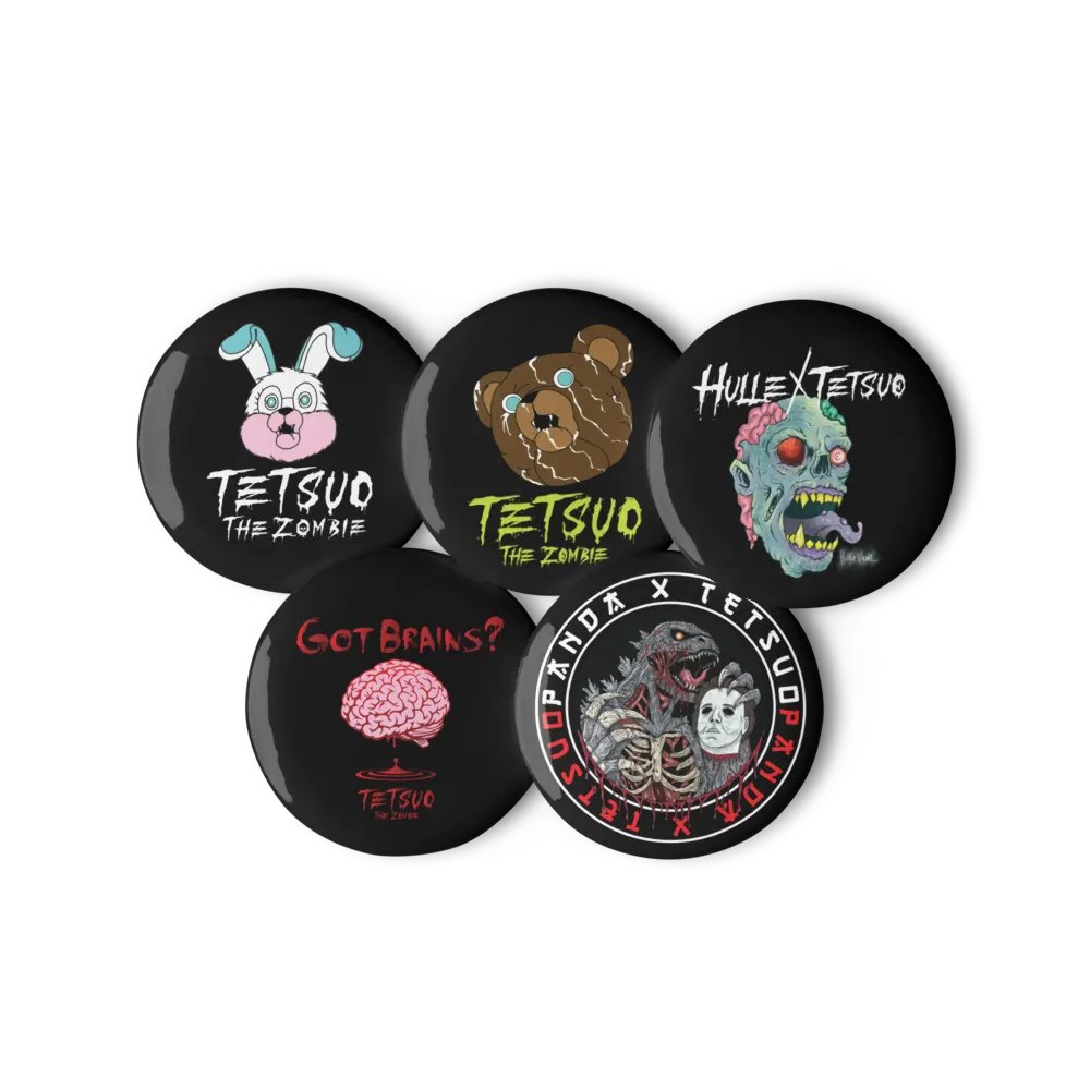 Zombie Gang Pin Buttons product image (11)