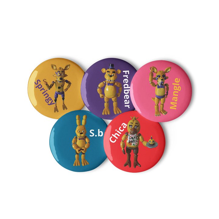 Spring Crew! Stop motion part 1Pin Button Set product image (2)