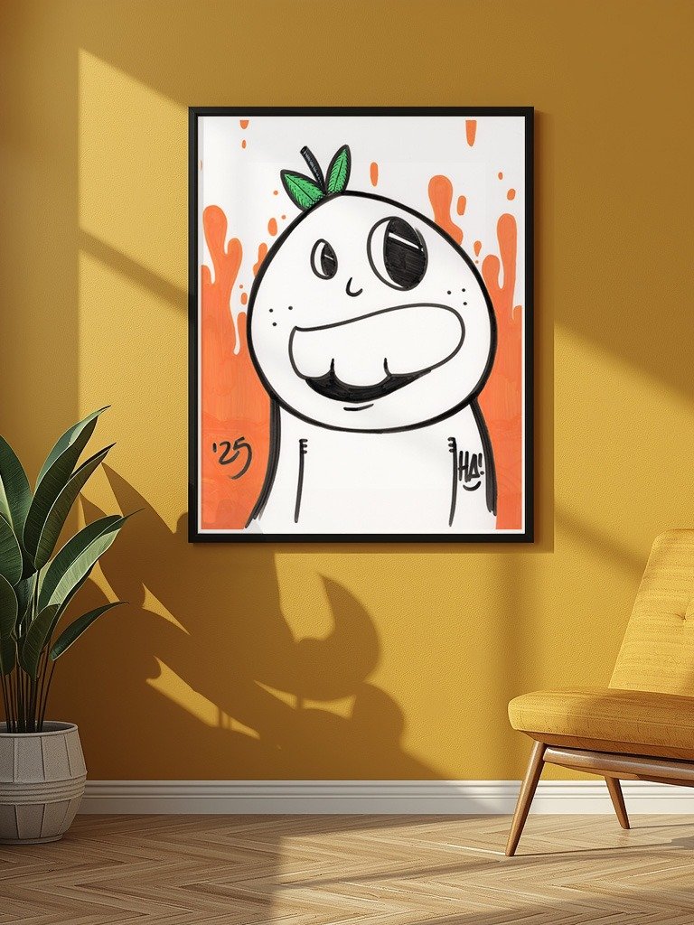 Mr Orange – Limited Edition Art Print (Unframed) product image (4)