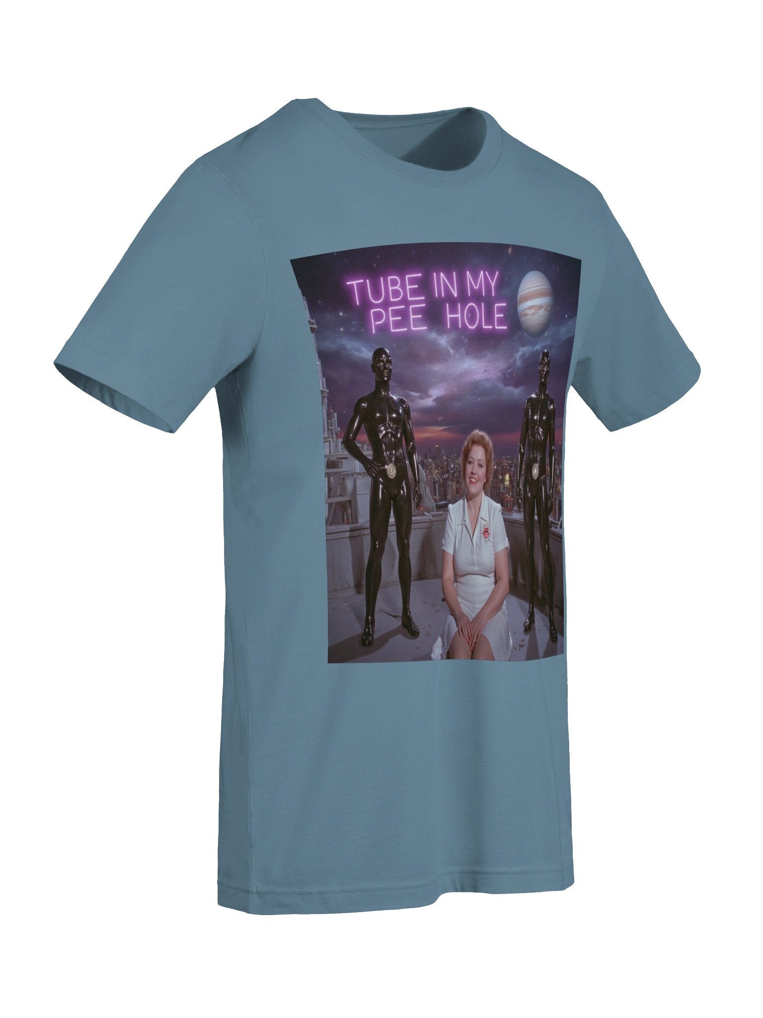 TUBE IN MY PEE HOLE | Bella+Canvas Unisex Supersoft T-Shirt product image (27)