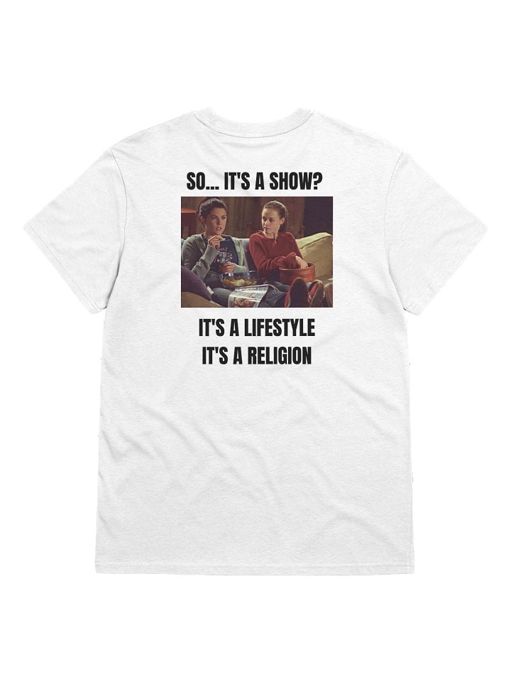 Organic Cotton Gilmore Girls T-Shirt | Rory & Lorelai Front & Back Design product image (2)