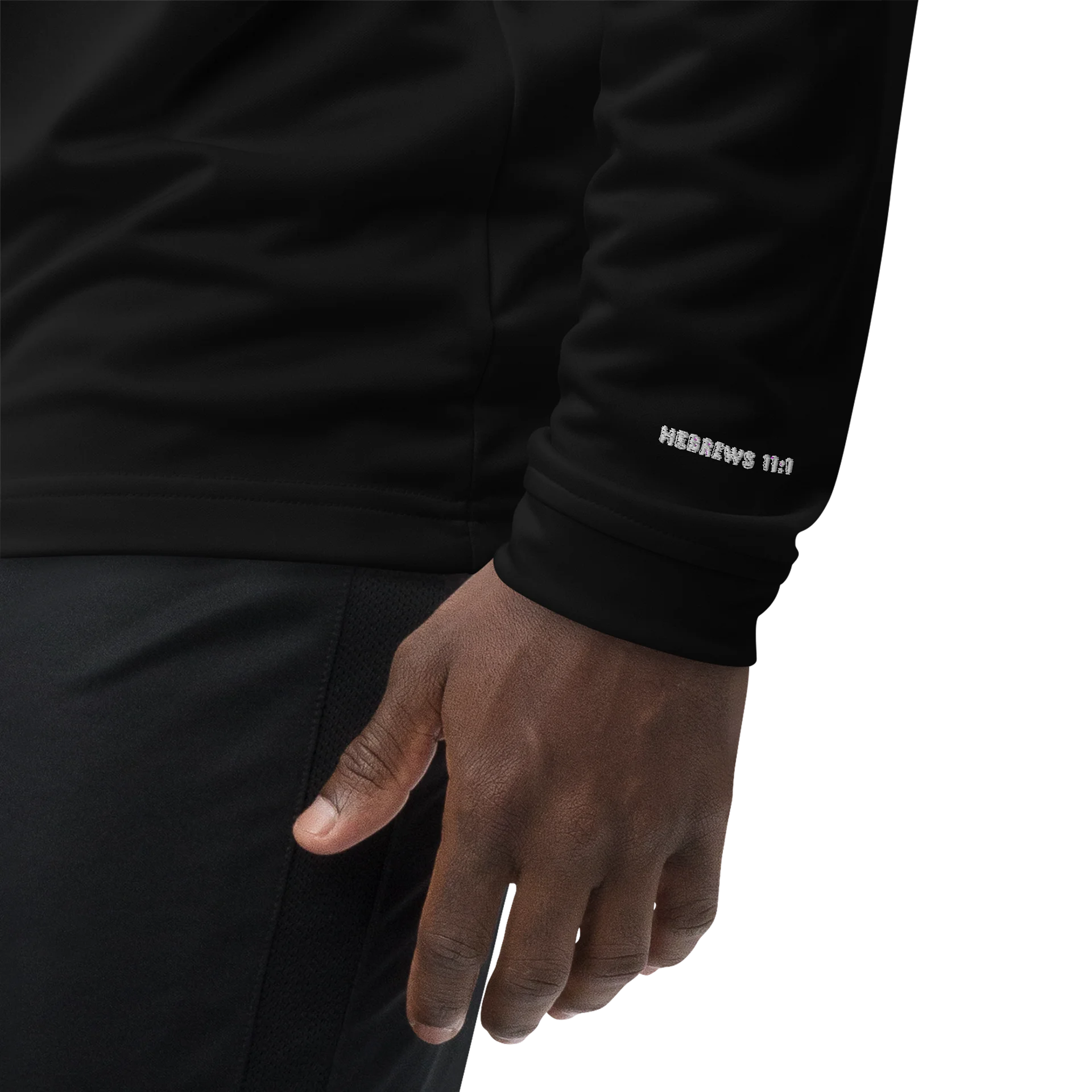 Premium Embroidered Victory in Prayer Hebrews 11:1 Quarter Zip product image (3)