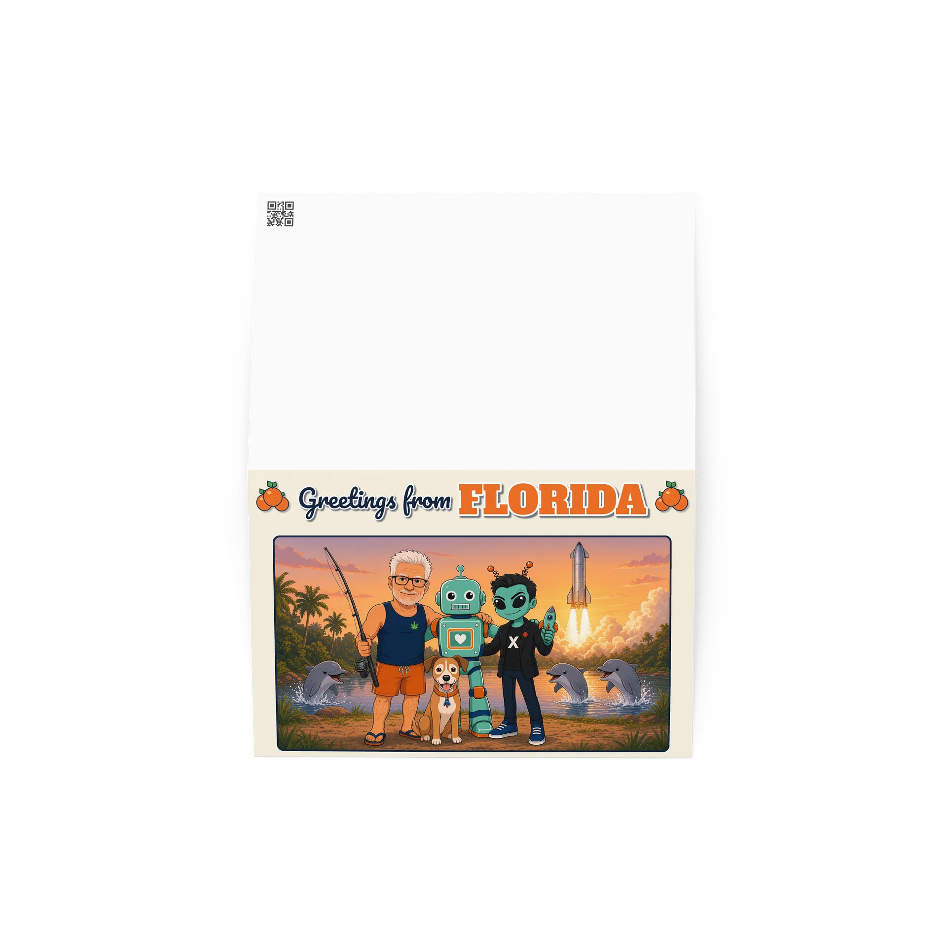 Greetings from Florida Rocket Postcard product image (2)