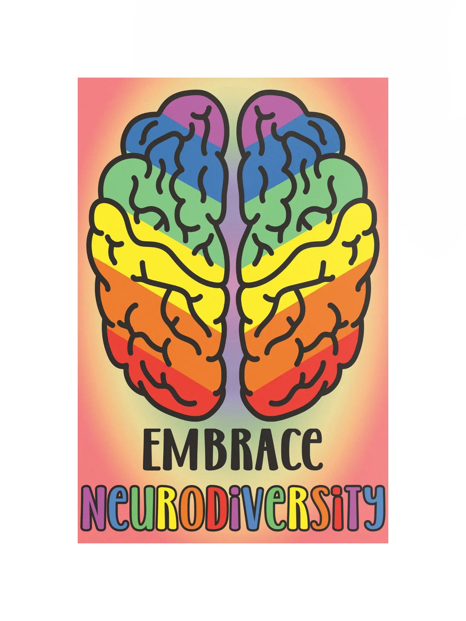 Embrace Neurodiversirty Poster product image (4)