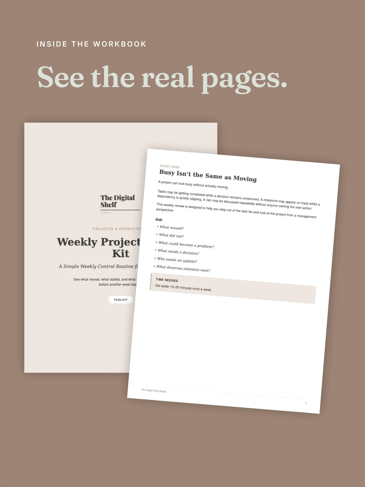 Weekly Project Review Kit product image (2)