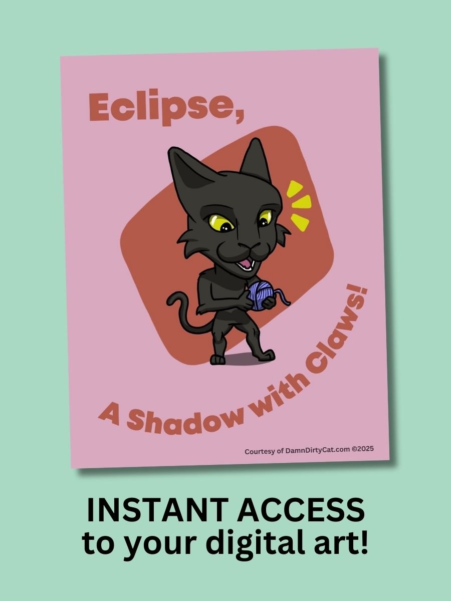 Free Kitten Art for Download - Printable A4 & US Letter PDF product image (3)