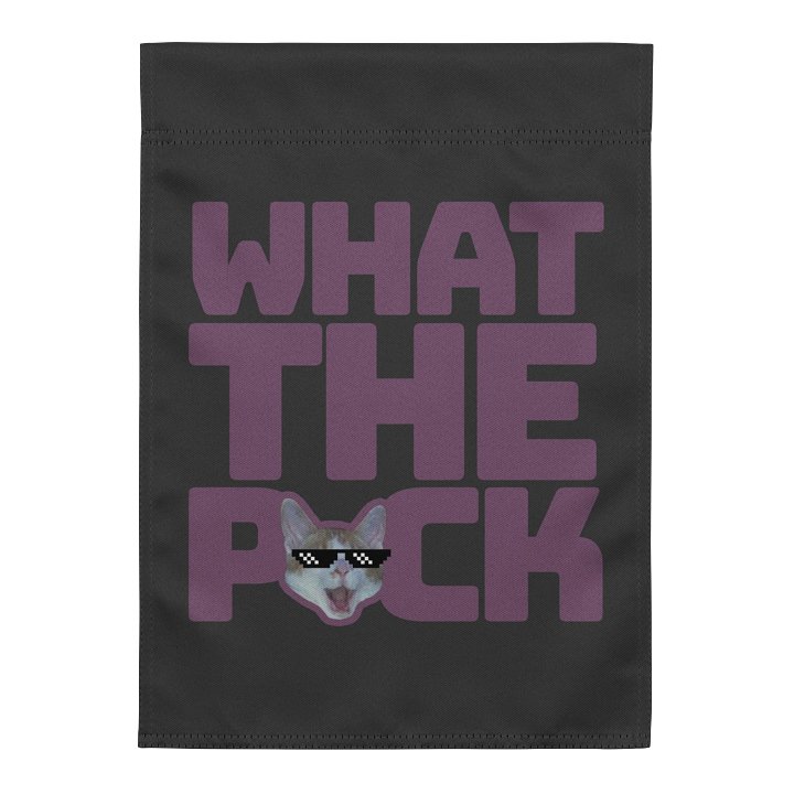 What The Puck Yard Flag product image (1)