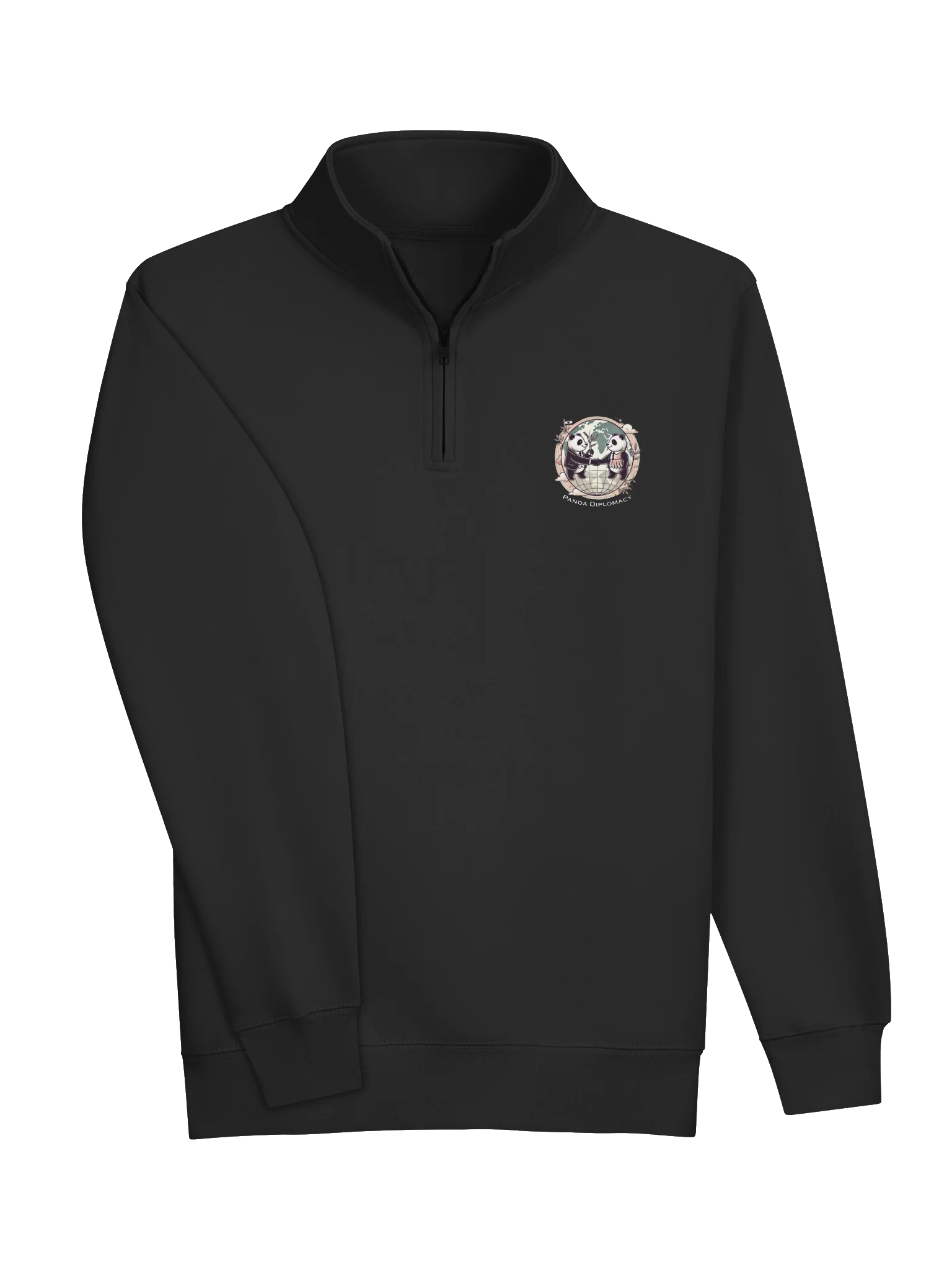 Panda Diplomacy Quarter-Zip Sweatshirt product image (9)