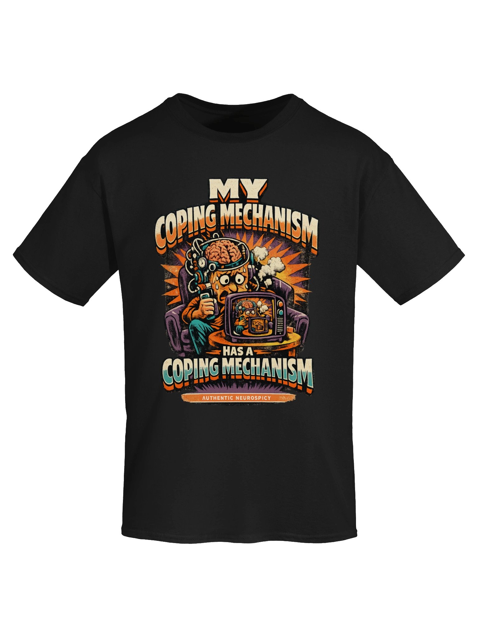 Authentic Neurospicy Coping Mechanism Tee product image (39)