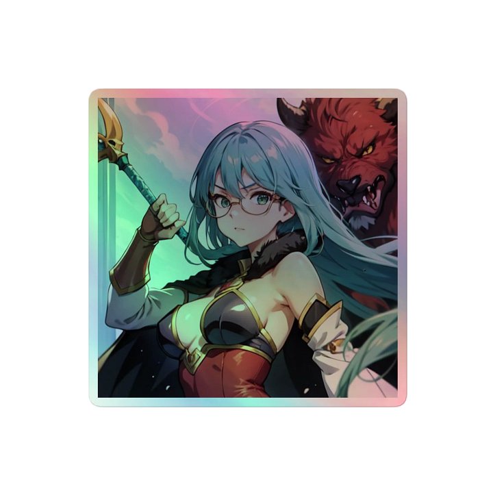 Aqua K Warrior HOLOGRAPHIC" STICKERS product image (2)