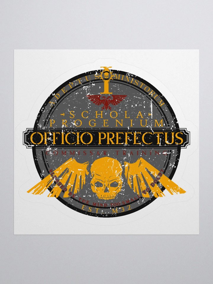 Schola Progenium - Commissar Training Sticker | Warhammer 40K product image (1)