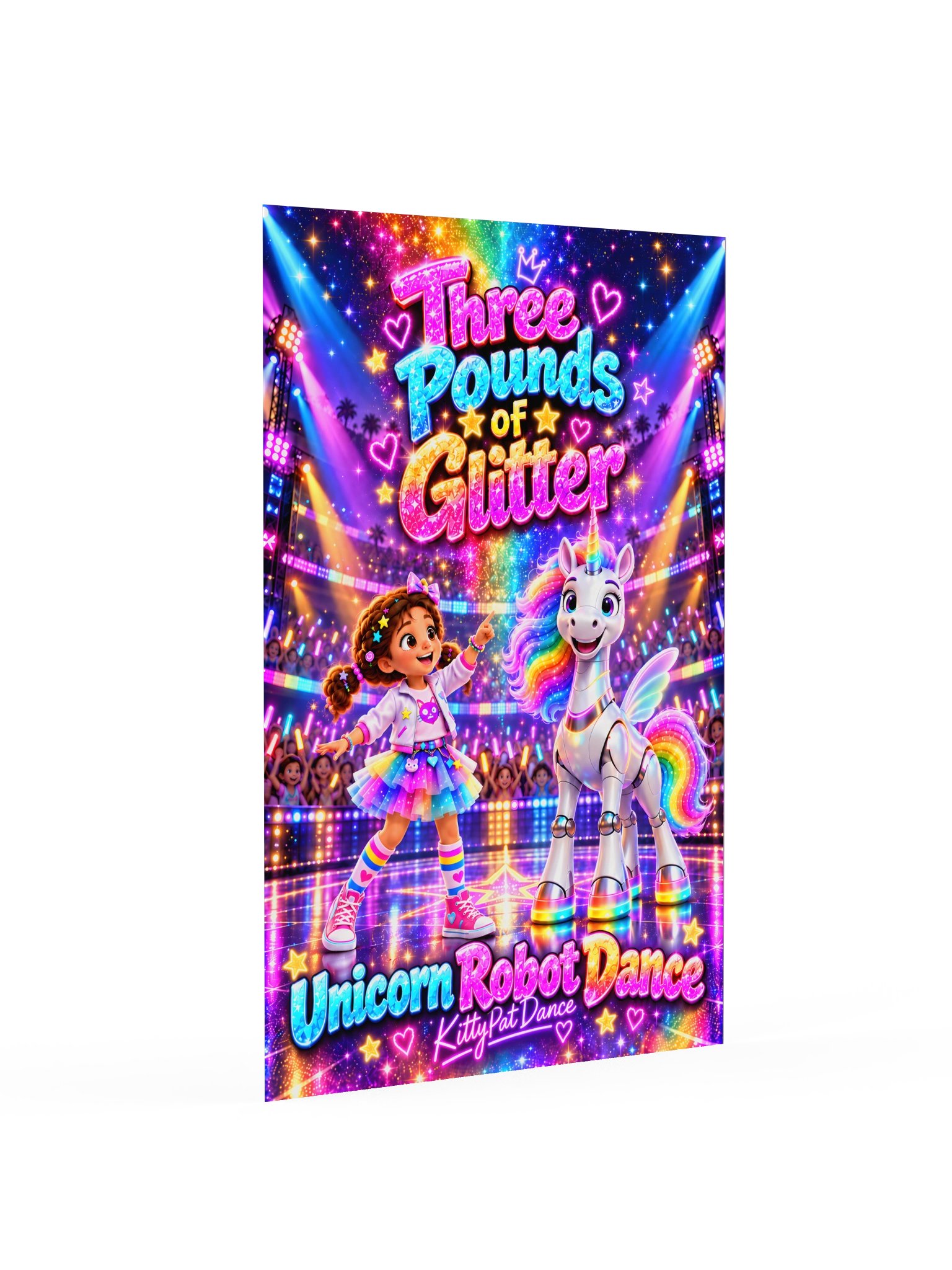 Unicorn Robot Dance Poster - Three Pounds of Glitter product image (2)