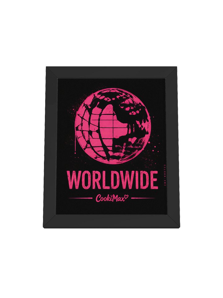 WORLDWIDE — Framed CookiMax Print product image (1)