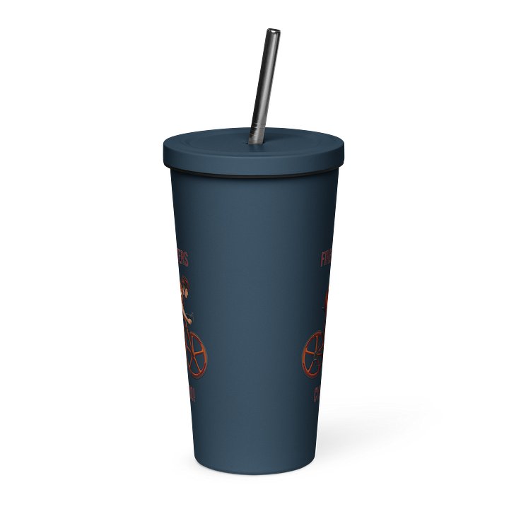 Firefighter Athlete Tumbler with Straw | Ladies Cycling Edition product image (10)
