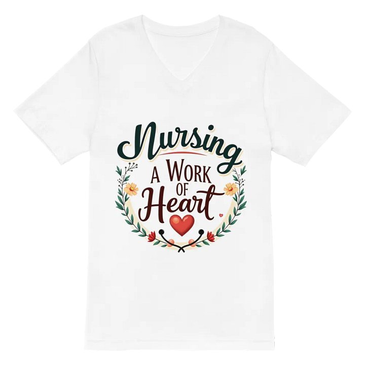 Heartfelt Nursing V-Neck Tee product image (2)