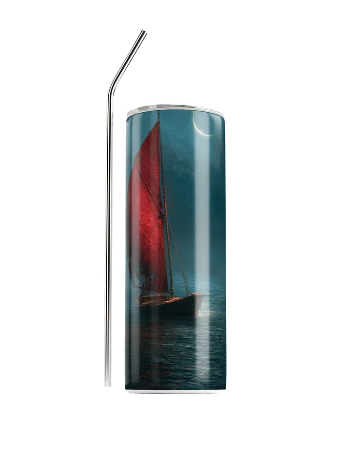Moonlit Sailboat Night Tumbler product image (1)
