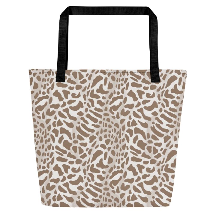 Cappuccino Giraffe Tote Bag product image (1)