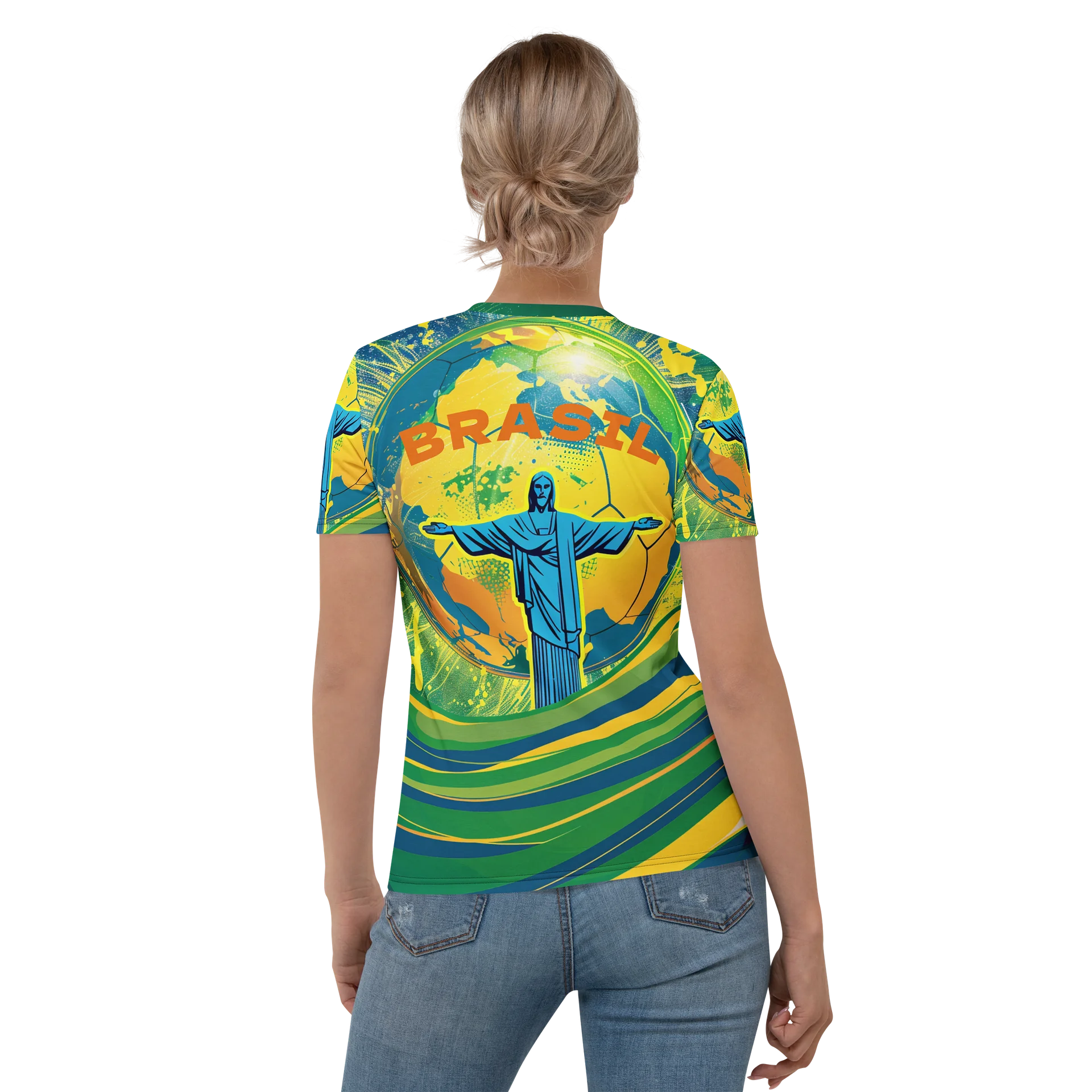 Brazil Fantasy Football Womens T shirt product image (4)