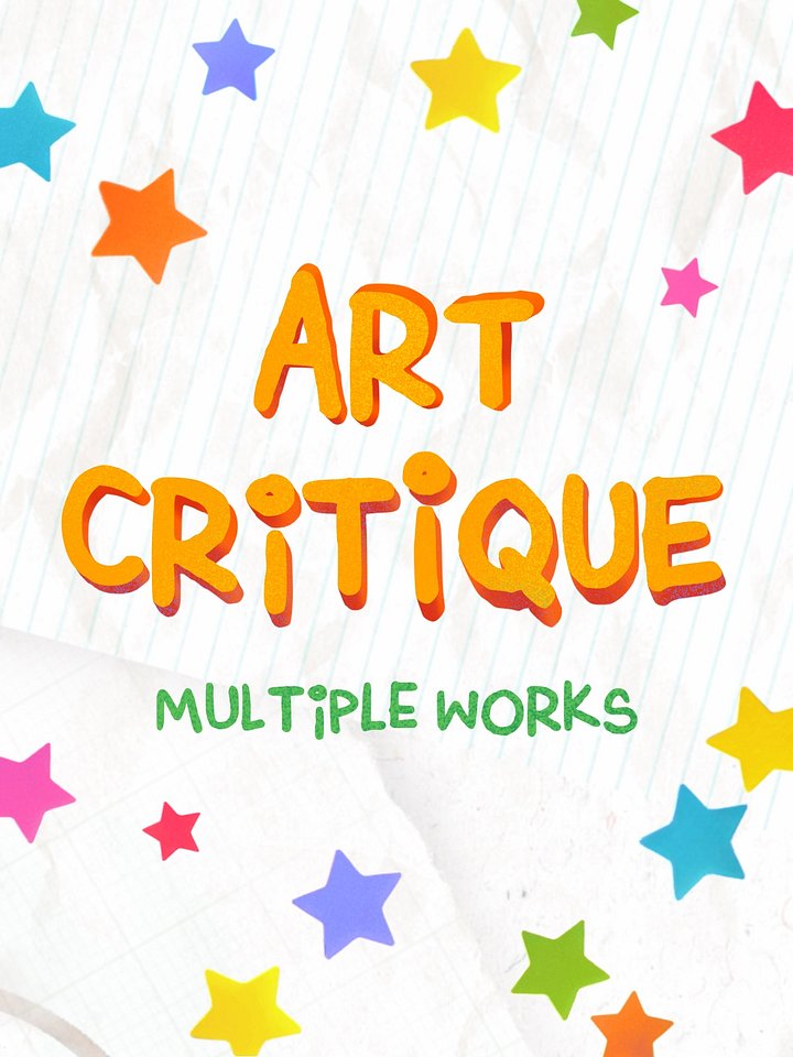 Meppity - ART CRITIQUE (multiple artworks) product image (1)