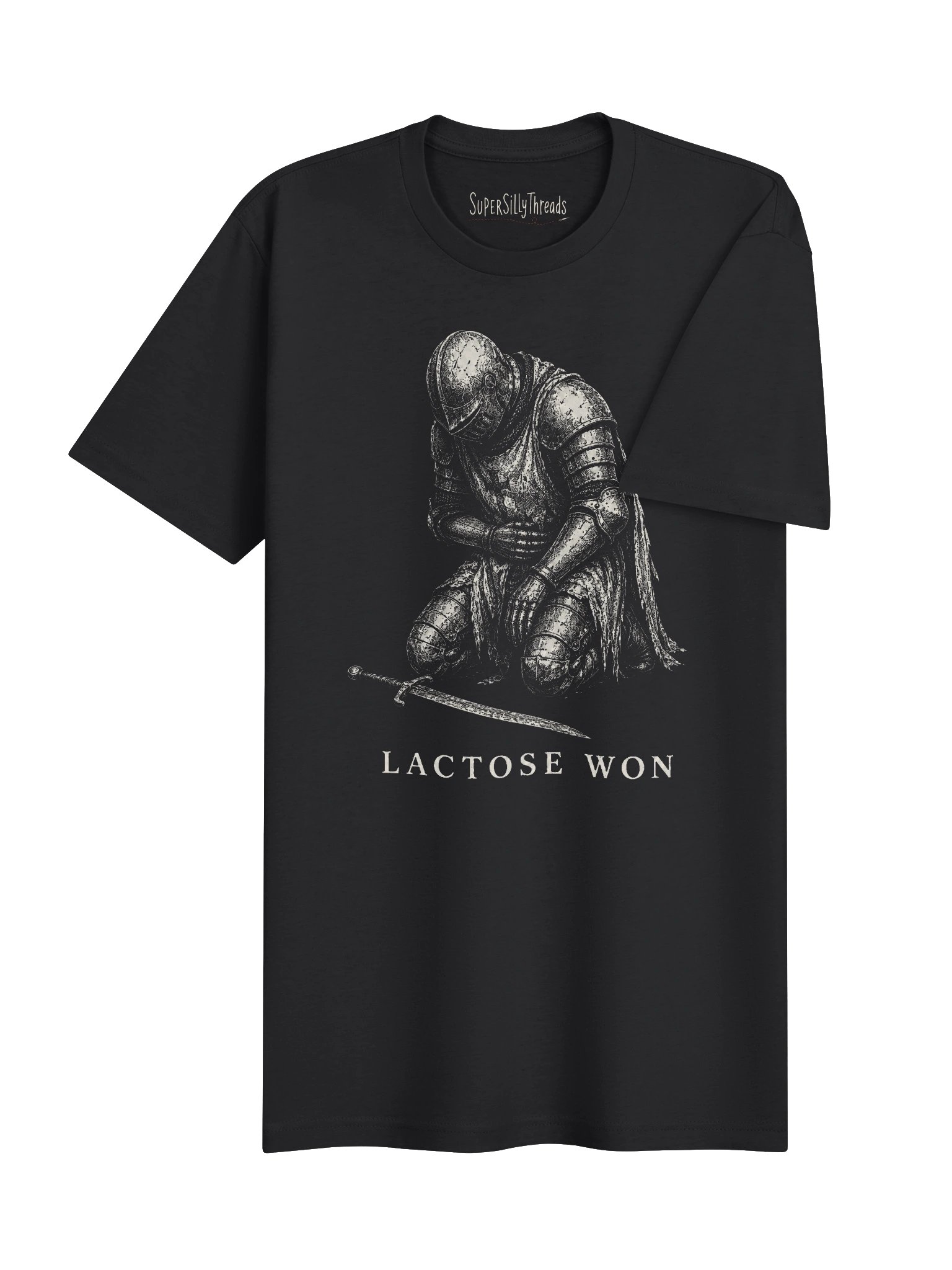 Lactose Won Medieval Knight Tee product image (4)